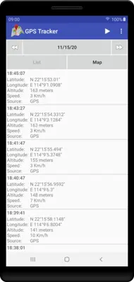 GPS Tracker android App screenshot 0